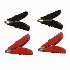 Insulated Alligator Clips 50A Crocodile Clamps Electrical Test Clamps Clips B...