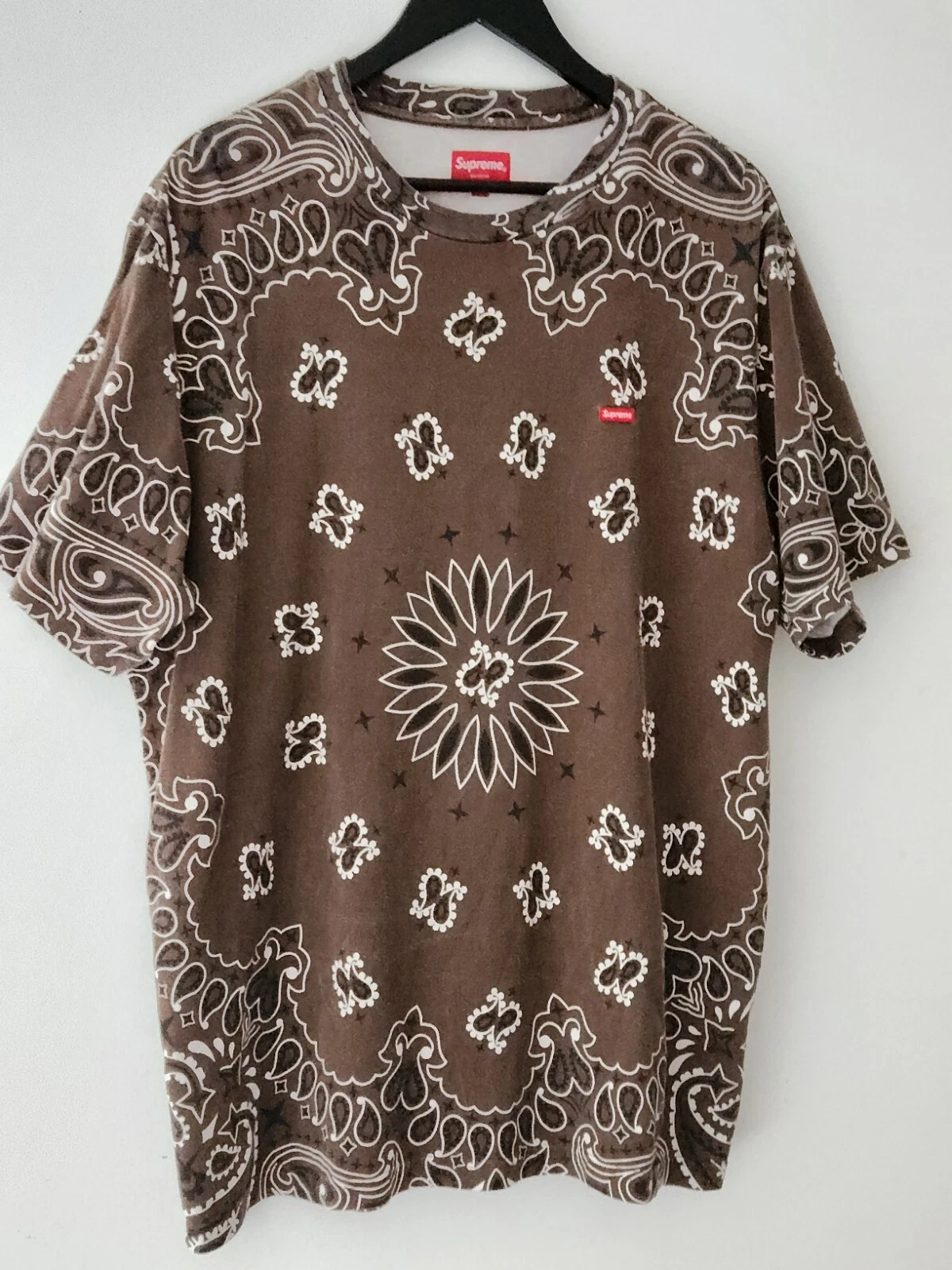 SS21 Supreme Petit Boite T Shirt Marron T Shirt Taille XL Bandana