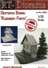 Diorama Base: Russian Farm Farm Standard 1:35 Diorama Model Kit RT-DIORAMA