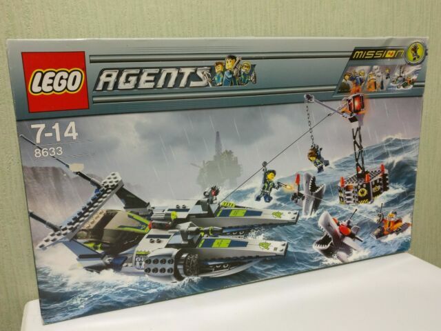 lego agents speedboat rescue