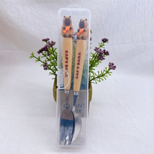 Travel Portable Fork Spoon Dinnerware Sets Kitchen Accessories - Bild 7 von 9