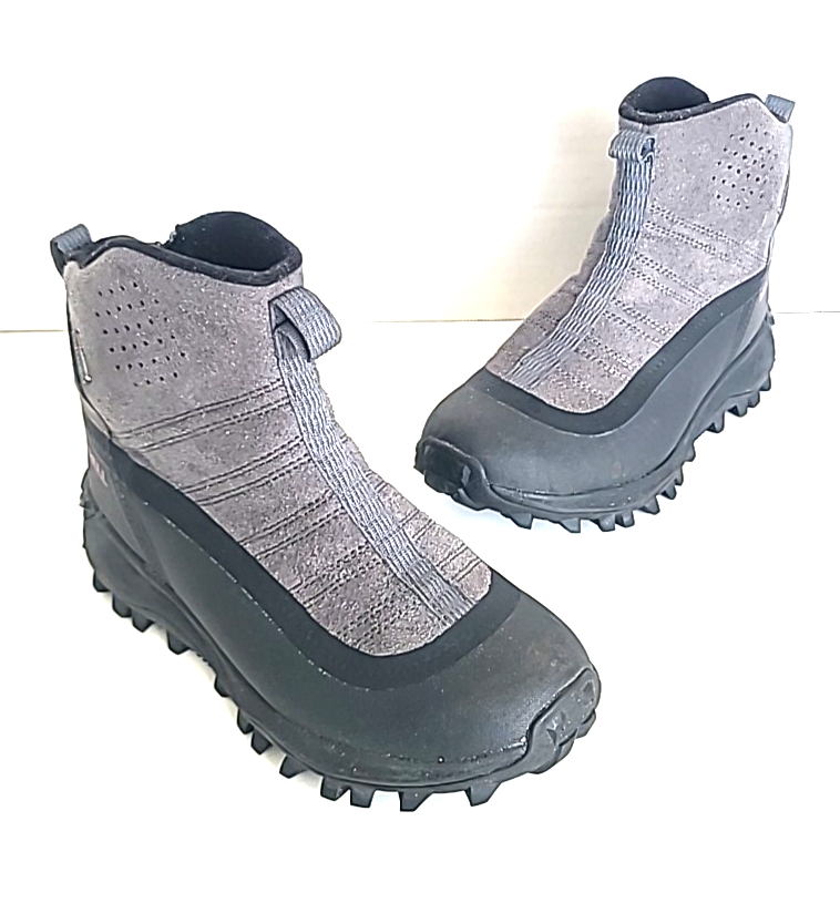 Merrell Stivali Donna 6 Termici Snowdrift Zip Mid Impermeabili Isolati Invernali Grigio