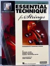 Essential Technique For Strings Book 3 For Cello Hal Leonard w Online Resources