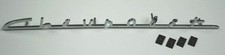 1949 1950 Chevrolet Fleetline Styleline Dash Emblem Script Chevrolet