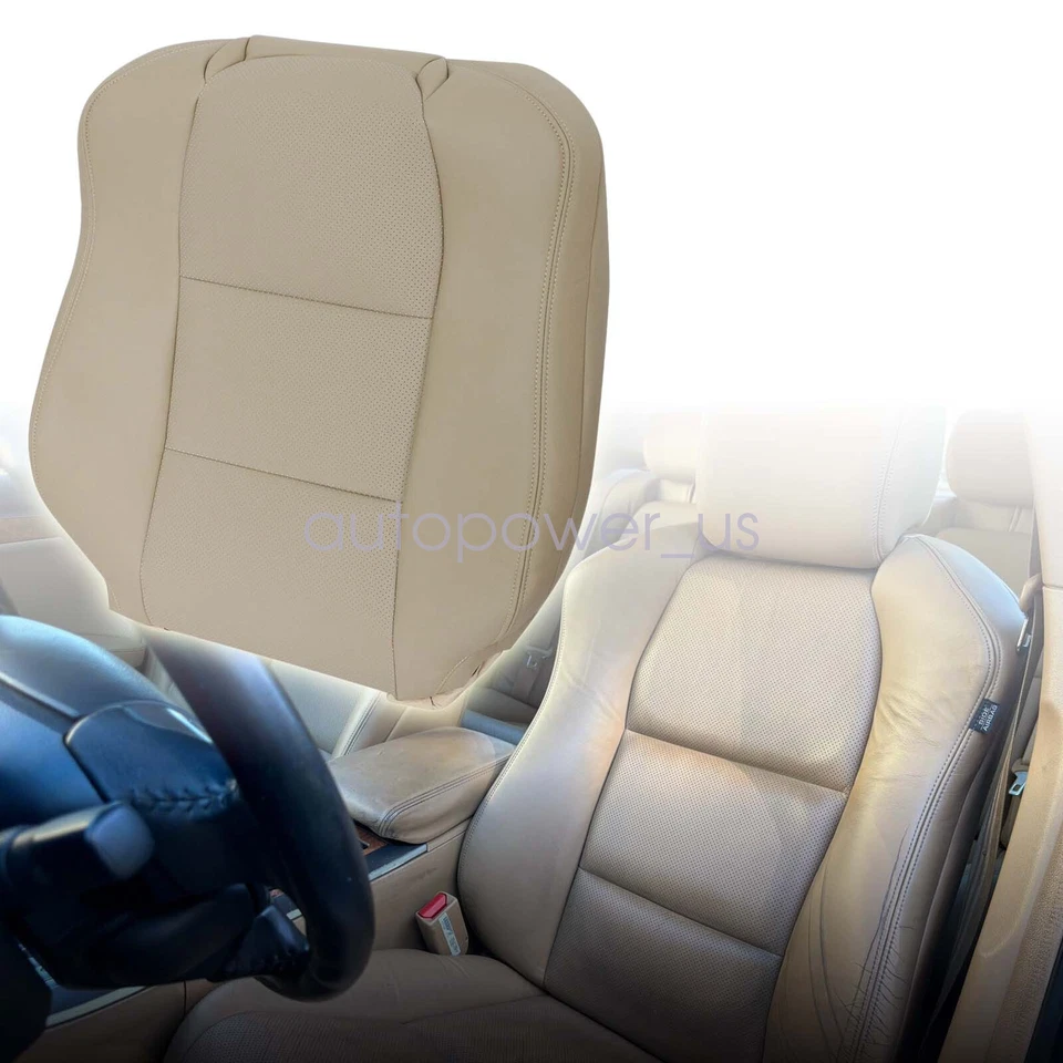 For 2004 2005 2006 2007 2008 Acura TL Driver Top Replacement Seat Cover Tan New - Изображение 3 из 4