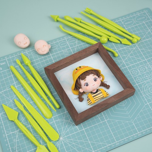 12Pcs Dough Mould Tool Carve Mould Fondant Making Tool Cartoon Knead Mould Set - Picture 7 of 11