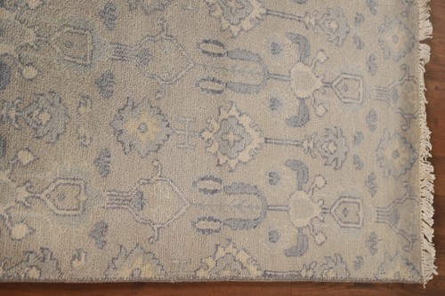 Art & Craft Transitional Rug 4x6 Hand-knotted Wool Oriental Carpet - Picture 8 of 12