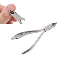 Nail Art Stainless Steel Nippers Clipper Cuticle Cutter Manicure Salon Tools