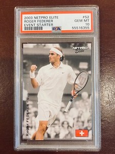 Roger Federer 2003 NetPro Elite #S2 Event Starter Price