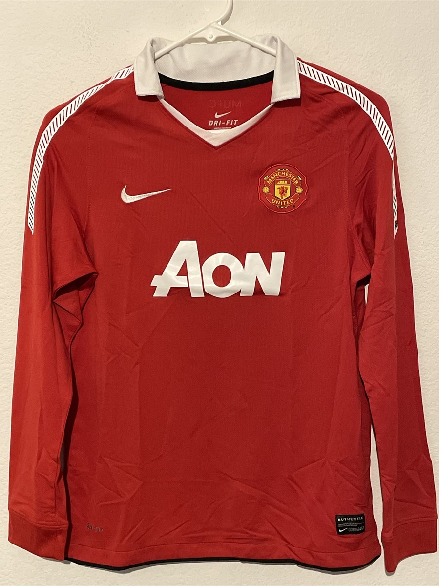 Nike Manchester United AON Quinn #10 Futbol Soccer LS Shirt