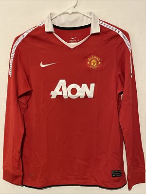 Nike Manchester United AON Quinn #10 Futbol Soccer LS Shirt