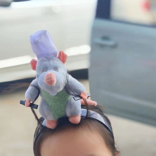 Ratatouille Remy Rat With Bread White hat Soft Plush Toy KU - Picture 7 of 14