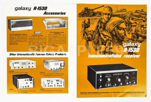 Galaxy Electronics R-1530 Communications Receiver Sales Brochure - Picture 4 of 4
