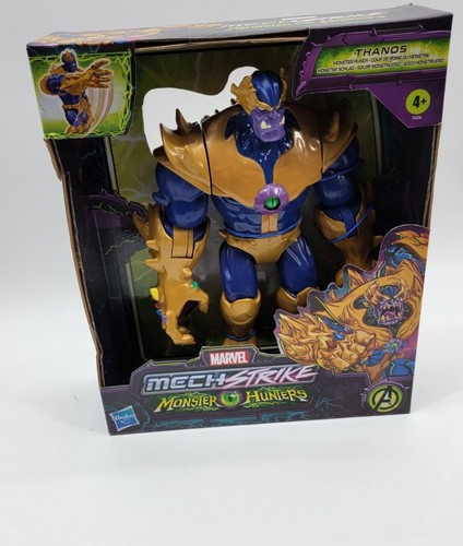 Marvel Mech Strike Monster Hunters Thanos Marvel Figure 9" Monster Punch 2022 - Picture 3 of 10