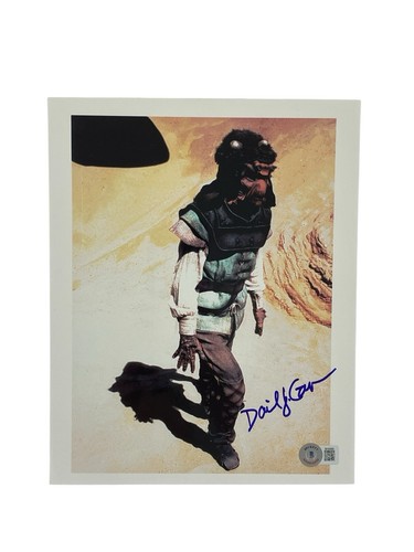 Star Wars Rare Dave Carson ILM Skiff Guard Sculptor Signed 8x10 Photo Beckett - Picture 3 of 3