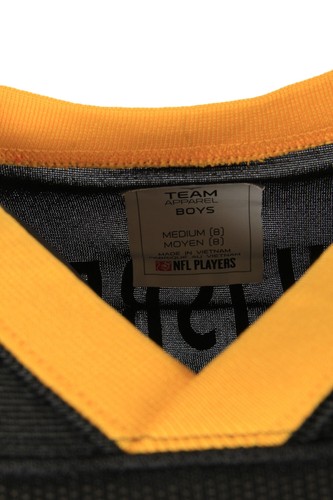 NFL Steelers Roerglusberger 7 Apparel Shirts Sports 90s Black Size M - CW0868 - Picture 4 of 4