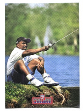 HOF'er THURMAN THOMAS Bills 1992 Pro Line Profiles FISHING 7 OF 9 Card #34