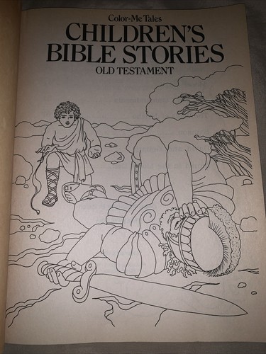 NEW CLEAN Color-Me-Tales Children's Bible Stories Old Testament Coloring Book - Picture 3 of 6