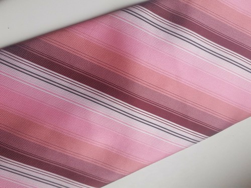 Vintage Old Retro Style 1980s Yuppie Smart Tie Pink original - Picture 2 of 12
