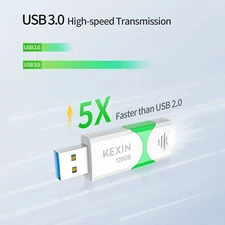 32GB 64GB 128GB USB 3.0 Flash Drive Thumb U Disk Memory Stick Pen PC Laptop Car 