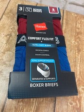Hanes Boxer Briefs comfort flex fit size small 3 pack New