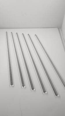 Borosilicate Glass Stirring Rod 6mm Dia x 25cm Length - 6 pcs