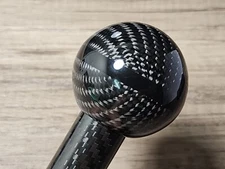 US STOCK FIAT 500 Abarth 595 TURISMO GENUINE ALL BLACK CARBON FIBRE GEAR SHIFT