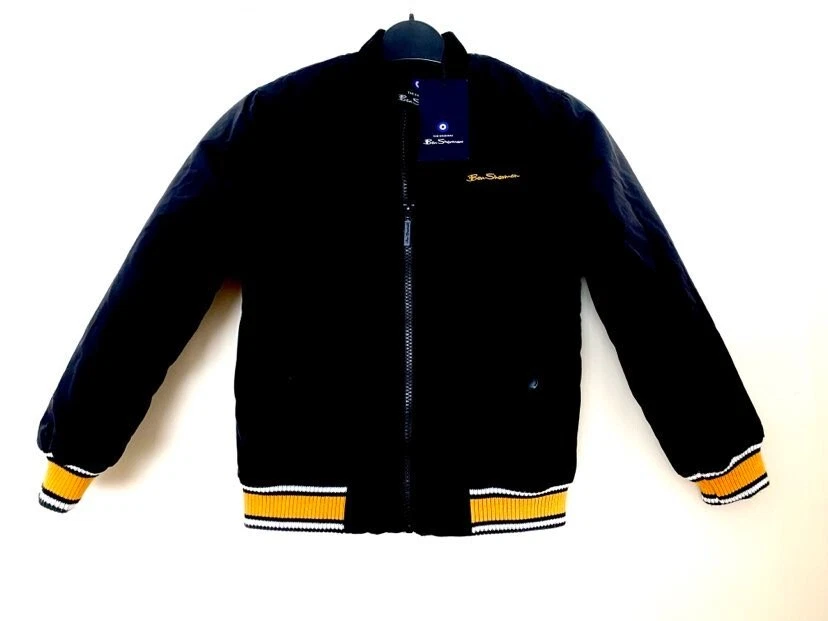 Ben Sherman boys coat jacket padded lined black age 7 8 Years 122cm 128cm Height