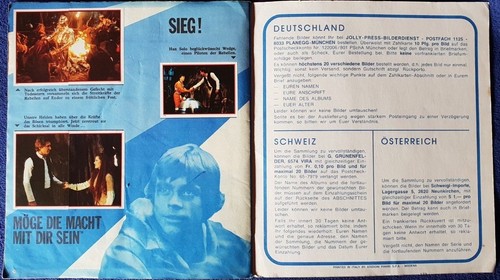 STAR WARS RÜCKKEHR der JEDI RITTER PANINI SAMMELBILDER-ALBUM 1983 KOMPLETT - Bild 6 von 7