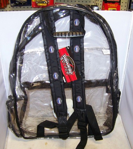 VINTAGE DRIVERS SELECT NASCAR #48 LOWE'S JIMMIE JOHNSON LARGE CLEAR BACKPACK NWT - Picture 2 of 4