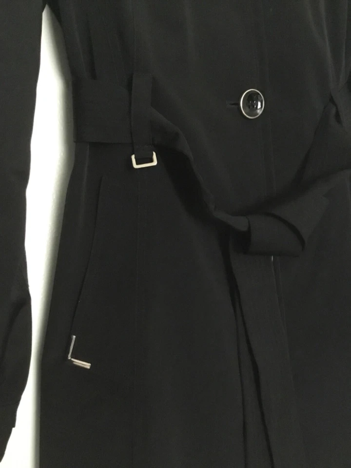 Gallery New York Women's Belted Trench Raincoat Size M #627-R - Image 2 of 4