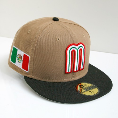 New Era Mexico 59Fifty Fitted Cap WBC Limited-Edition Khaki/Black/Gray - Picture 2 of 10