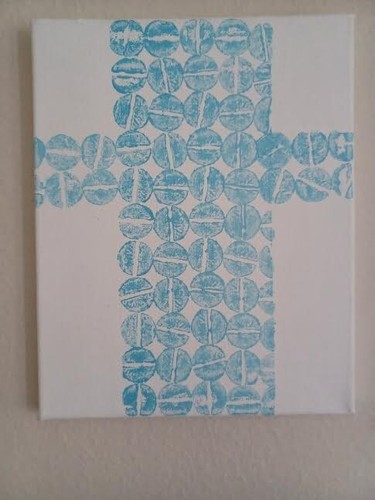 Contemporary Art Mexican Goat Diptych Geometric POP ORIGINAL 8" x 10" (x2) OOAK - Picture 2 of 3