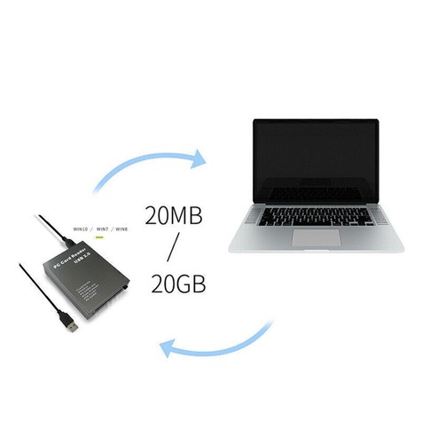 USB 2.0 to PC ATA Flash Card PCMCIA Disk Memory Card Reader Adapter Converter - Afbeelding 8 van 12