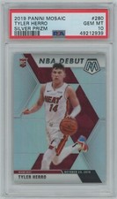 2019 PANINI MOSAIC SILVER PRIZM #280 TYLER HERRO ROOKIE GEM MT 10