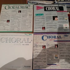 Jenson New Directions In Choral Music 6 record 4 album lot