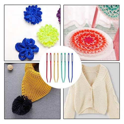 8pcs Crochet Yarn Hand Sewing Needles~ - Bild 8 von 12