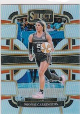 2024 Select WNBA Silver Prizms CONCOURSE #18 DIJONAI CARRINGTON