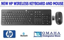 NEW OEM HP SLIM WIRELESS BLACK KEYBOARD AND MOUSE COMBO W/BATTERIES 803183-001