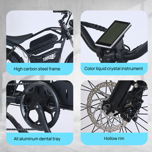 2000W Electric Bicycle 48V Fat Tire Ebike 20" Mountain Bike Shimano 7 Speed - Picture 11 of 16