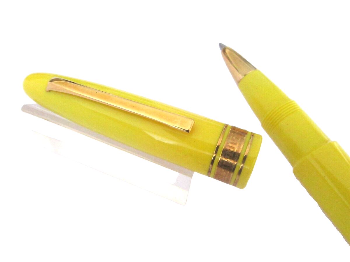 Stylo Roller/Plume De Prestige OMAS Ogiva En Celluloïde Bleu - Modèle MX47 - Collection Privée - Occasion Très Bon État