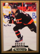 2022-23 22/23 Parkhurst ROOKIE SP BRONZE #323 Cole Reinhardt Ottawa Senators