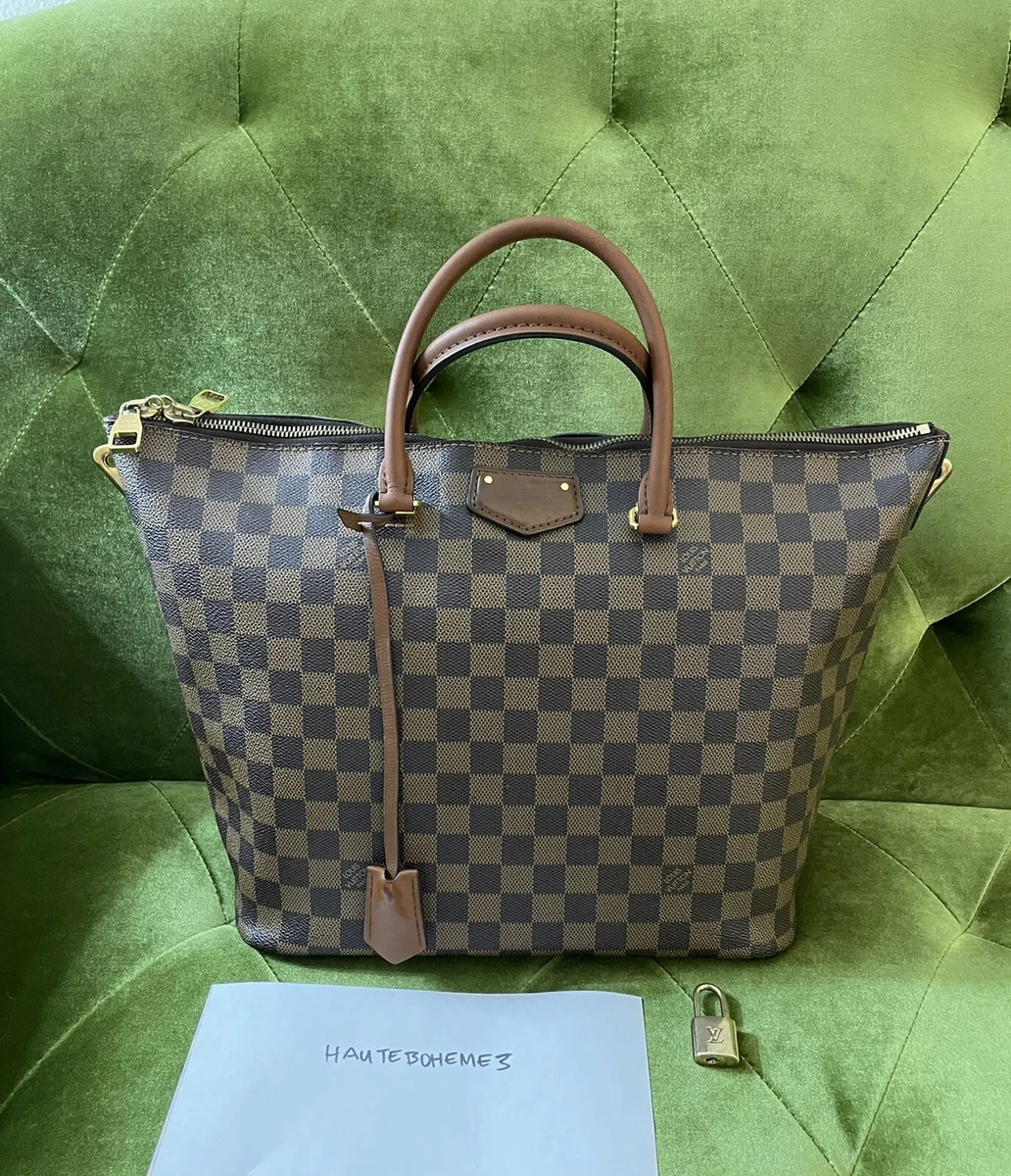 Louis Vuitton Belmont Damier Ebene Shoulder Bag Women