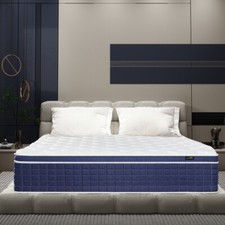 14/12 Inch Twin Full Queen King Mattress Hybrid Foam Pocket Coils Bed In a Box