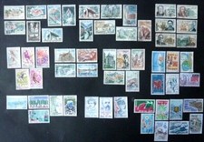 1963/1977 - SERIES COMPLETES de timbres OBLITERES - TBE - (S4)