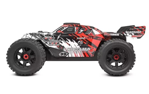 Team Corally Kagama 4 4S Brushless RC Monster Truck RTR 4x4 Basher Car Red - Picture 2 of 5