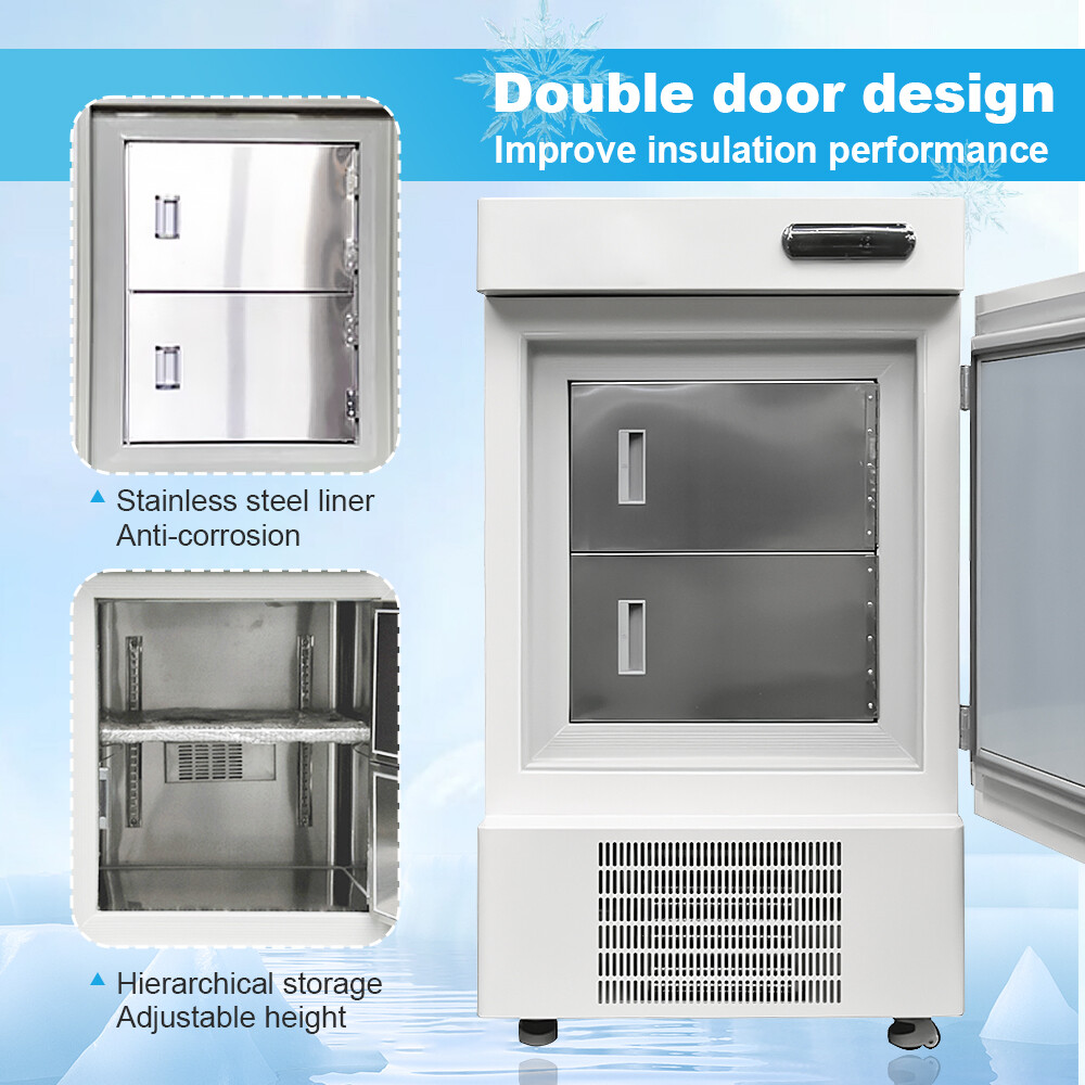 Lab -86°C Vertical 58L Ultra Low Temperature Freezer Refrigerator