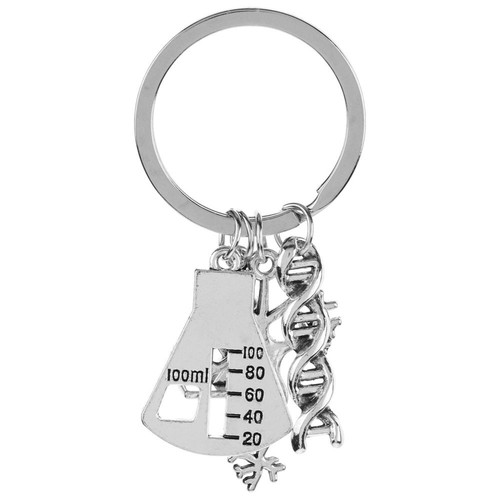 Microscope Key Chain Miss Chemistry Keychain Graduation Keychains - 第 1/12 張圖片