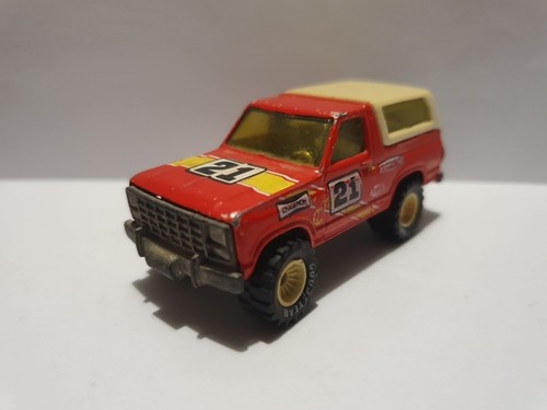 Hot Wheels - Real Riders - Ford Bronco 4WD - #21 (B - 1980 - Malaysia - Damaged - Picture 4 of 10