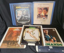 Lot of 5 CED Video Disc Movies 2001, Tarzan, Bounty, Commando, Officer Gent.